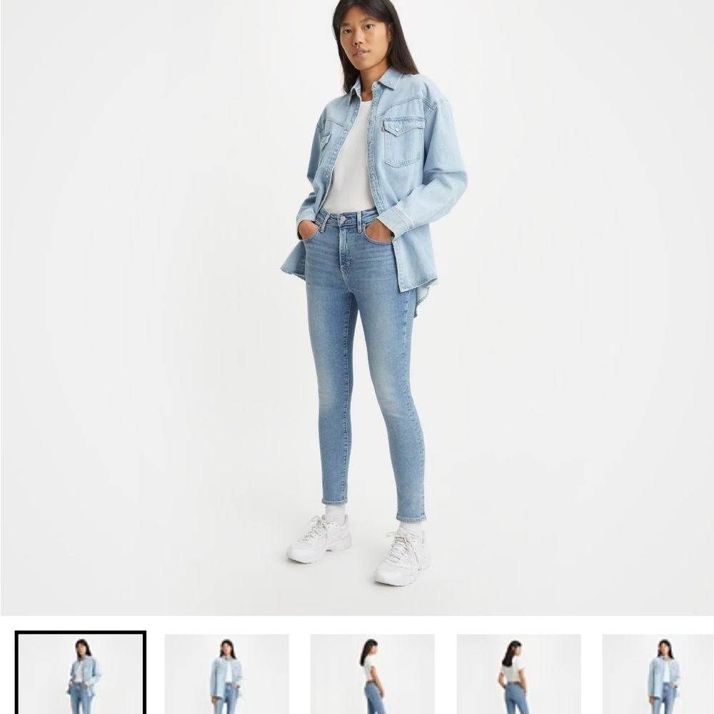 Levi’s 721 Vintage high rise skinny jeans